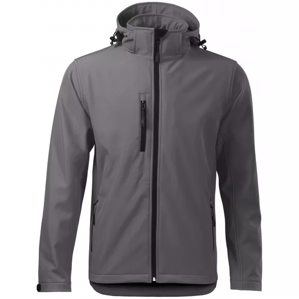  Moška softshell jakna ALTISPORT NoPrint NP/ALM225 TEMNO SIVI POUDARKI 