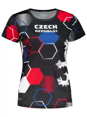 Ženska premium funkcionalna majica ALTISPORT x CZE VOJ/ALW036TR01 HEKSA ČRNA