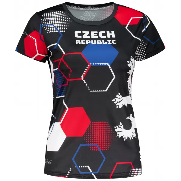  Ženska premium funkcionalna majica ALTISPORT x CZE VOJ/ALW036TR01 HEKSA ČRNA 