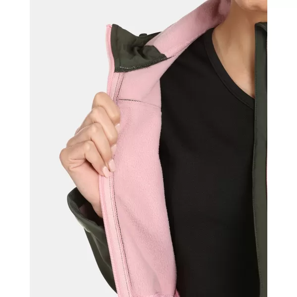  Ženska softshell jakna KILPI RAVIA-W VL0109KI TEMNO ZELENA 