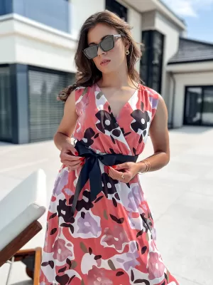 Obleka DSTREET CARIBBEA EY2498 ROZA