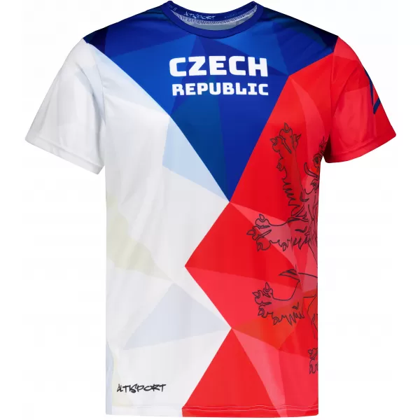  Moška premium funkcionalna majica s kratkimi rokavi ALTISPORT x CZE VOJ/ALM032TR01 OBLIKE 