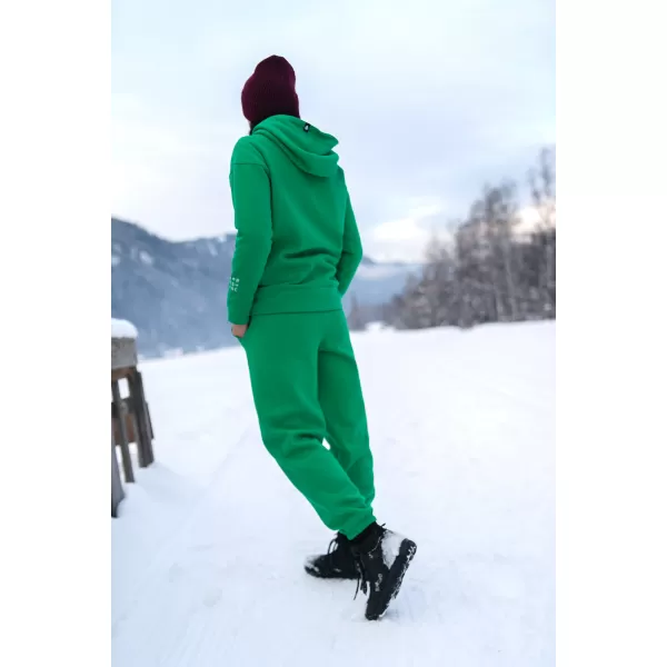  Ženske bombažne trenirke NORDBLANC BOYFRIEND NBSPL7888 ZELENA 