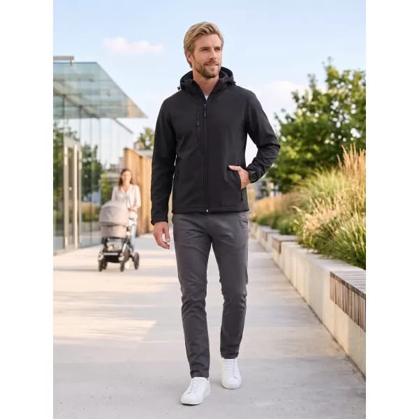  Moška softshell jakna ALTISPORT NoPrint NP/ALM225 ČRNA 
