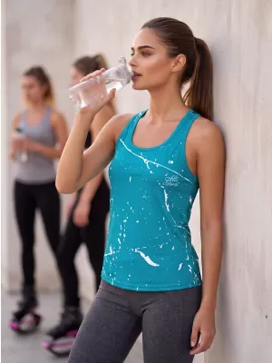 Ženski vrhunski funkcionalni brezrokavnik ALTISPORT VOJ/ALW034TIL01 SMARAGDNO