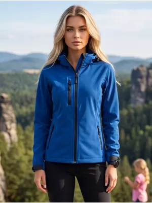 Ženska softshell jakna ALTISPORT NoPrint NP/ALW125 KRALJEVSKO MODRA