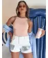 Kratke hlače DSTREET SHINEWEAR SY0339 BELA