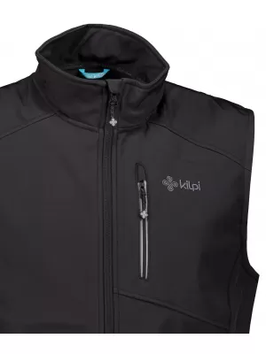 Moški softshell telovnik KILPI SOIL-M VM0118KI ČRNA