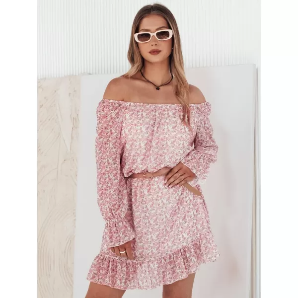  Obleka DSTREET KERVEN EY2469 ROZA 