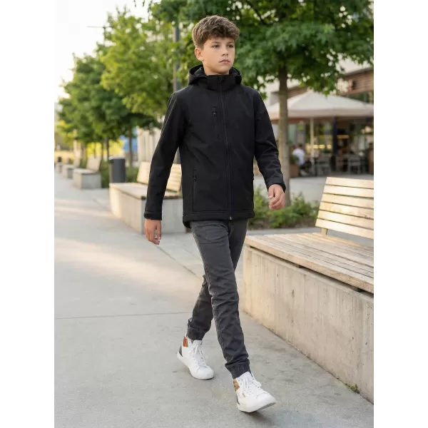  Otroška softshell jakna ALTISPORT NoPrint NP/ALK535 ČRNA 