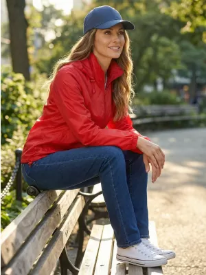 Unisex vetrovka ALTISPORT NoPrint NP/ALU425 RDEČA