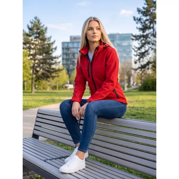  Ženska softshell jakna ALTISPORT NoPrint NP/ALW125 RDEČA 