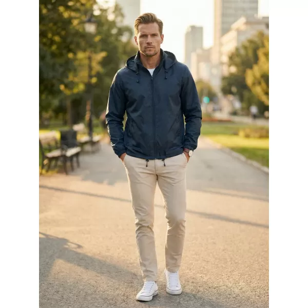  Unisex vetrovka ALTISPORT NoPrint NP/ALU425 MORNARSKO MODRA 