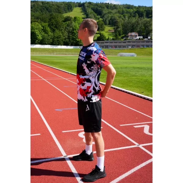  Moška premium funkcionalna majica s kratkimi rokavi ALTISPORT x CZE VOJ/ALM036TR01 MADEŽI 