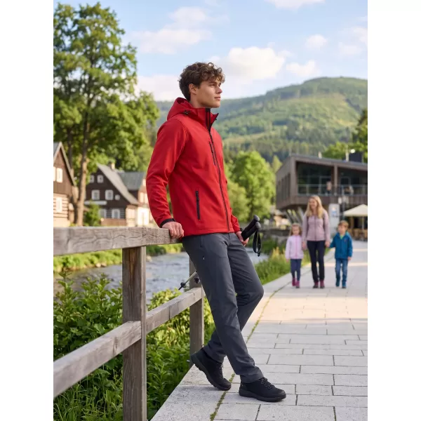  Moška softshell jakna ALTISPORT NoPrint NP/ALM225 RDEČA 