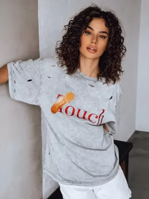 Srajca DSTREET TOUCH RY2629 SVETLO SIVA