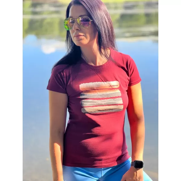  Srajca HUSKY TEE VANE L CLARET 