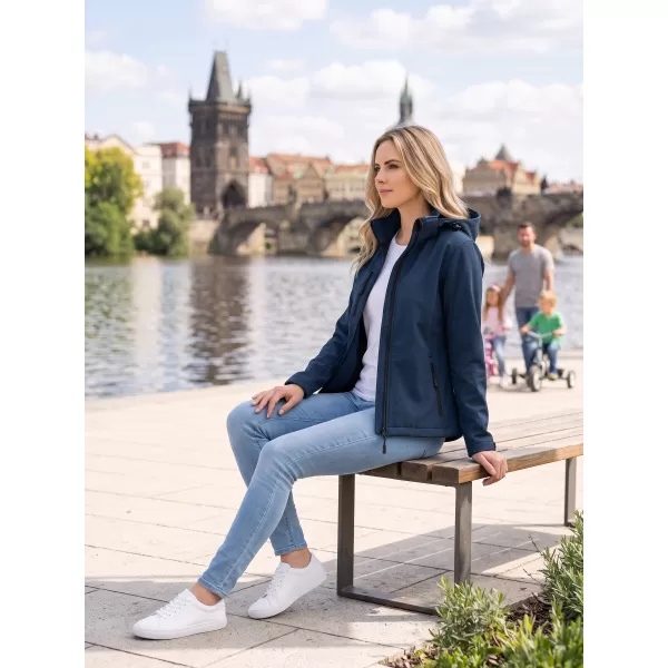  Ženska softshell jakna ALTISPORT NoPrint NP/ALW125 MORNARSKO MODRA 