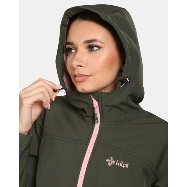  Ženska softshell jakna KILPI RAVIA-W VL0109KI TEMNO ZELENA 