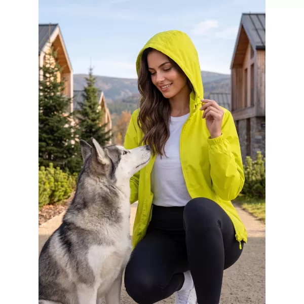  Unisex vetrovka ALTISPORT NoPrint NP/ALU425 NEON RUMENA 