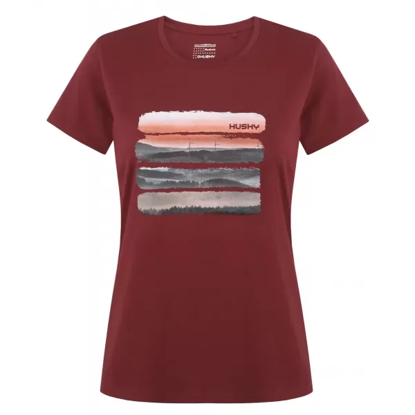  Srajca HUSKY TEE VANE L CLARET 