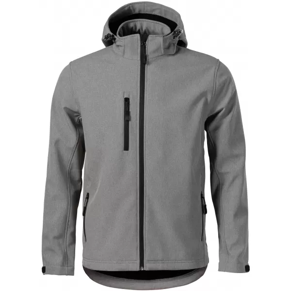  Moška softshell jakna ALTISPORT NoPrint NP/ALM225 JEKLENO SIVA 