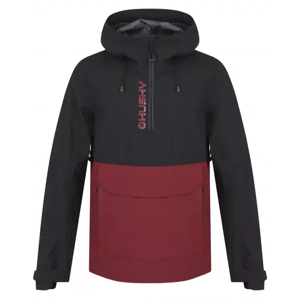  Moška jakna HUSKY NABBI M ČRNA/BORDO 