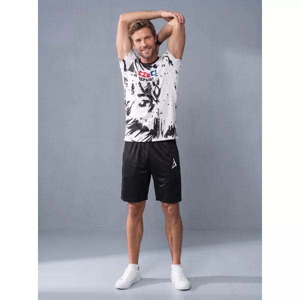  Moška premium funkcionalna majica s kratkimi rokavi ALTISPORT x CZE VOJ/ALM036TR01 ABSTRAKCIJA 