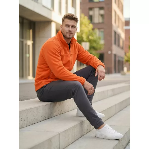  Moški pulover iz flisa ALTISPORT NoPrint NP/ALM105 ORANŽNA 