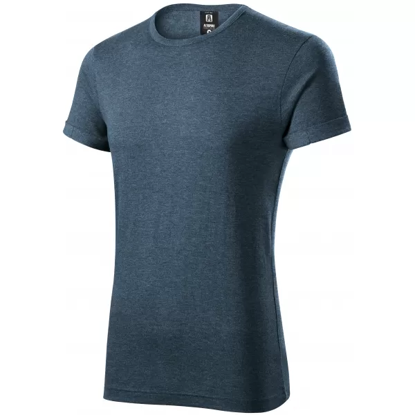  Moška majica s kratkimi rokavi ALTISPORT NoPrint NP/ALM361 TEMNI DENIM POUDARKI 