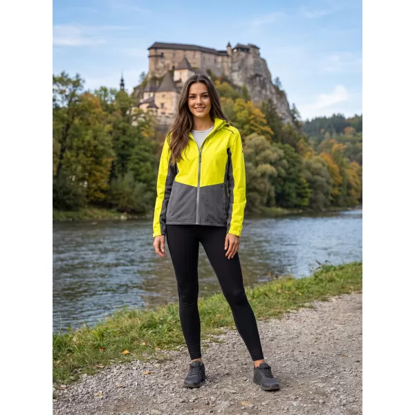  Ženska jakna ALTISPORT NoPrint NP/ALW935 NEON RUMENA 