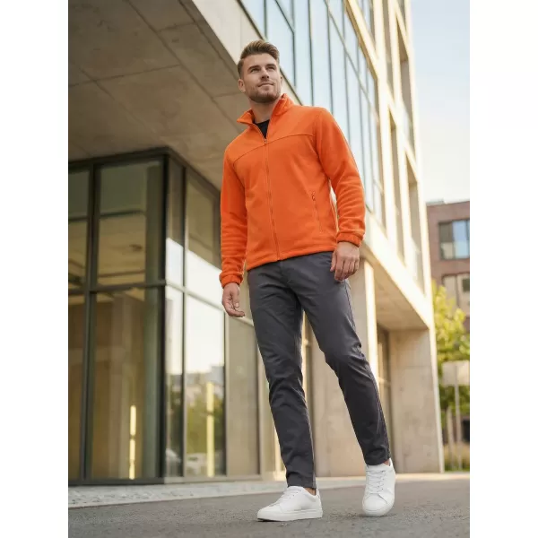  Moški pulover iz flisa ALTISPORT NoPrint NP/ALM105 ORANŽNA 