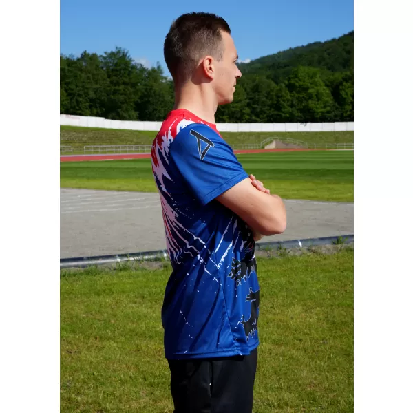  Moška premium funkcionalna majica s kratkimi rokavi ALTISPORT x CZE VOJ/ALM036TR01 LEV 