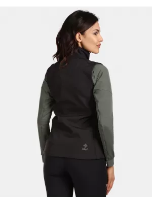 Ženski softshell telovnik KILPI SOIL-W VL0113KI ČRNA