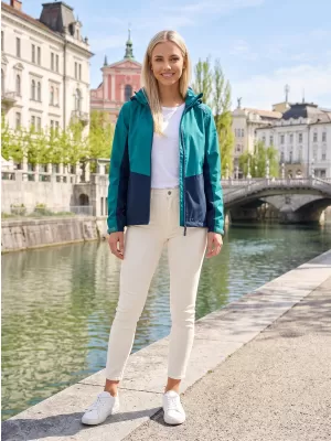 Ženska jakna ALTISPORT NoPrint NP/ALW935 SMARAGDNO