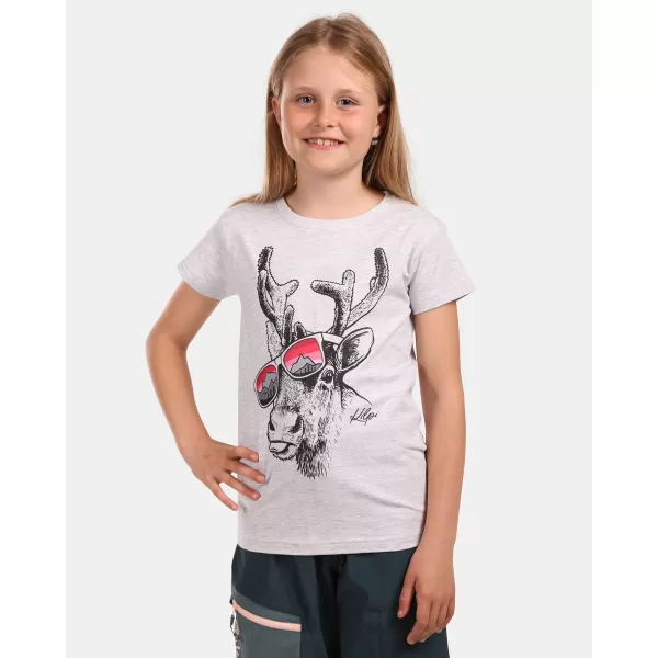  Dekliška majica s kratkimi rokavi KILPI MALGA-JG VJ0372KI BELA 