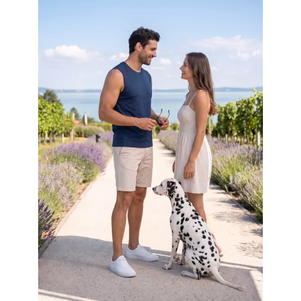  Moški funkcionalni brezrokavnik ALTISPORT NoPrint NP/ALM028 MORNARSKO MODRA 