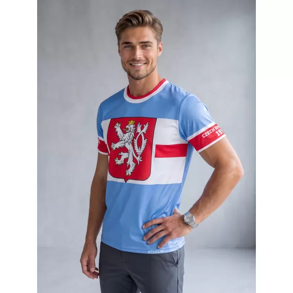  Moška premium funkcionalna majica s kratkimi rokavi ALTISPORT x CZE VOJ/ALM032TR01 RETRO 