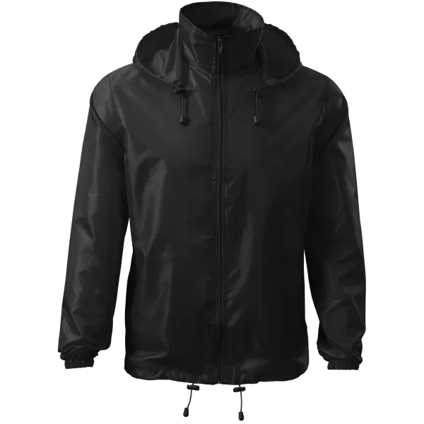  Unisex vetrovka ALTISPORT NoPrint NP/ALU425 ČRNA 