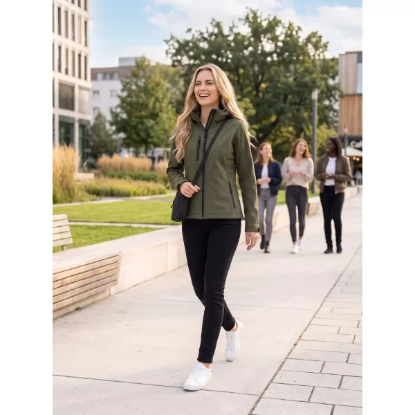  Ženska softshell jakna ALTISPORT NoPrint NP/ALW125 VOJAŠKI 