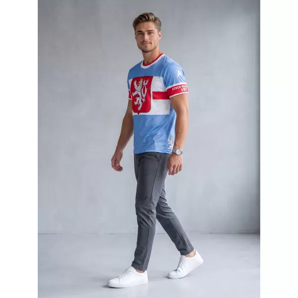  Moška premium funkcionalna majica s kratkimi rokavi ALTISPORT x CZE VOJ/ALM032TR01 RETRO 