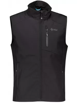 Moški softshell telovnik KILPI SOIL-M VM0118KI ČRNA