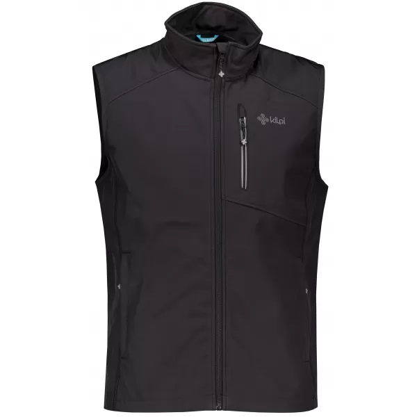  Moški softshell telovnik KILPI SOIL-M VM0118KI ČRNA 