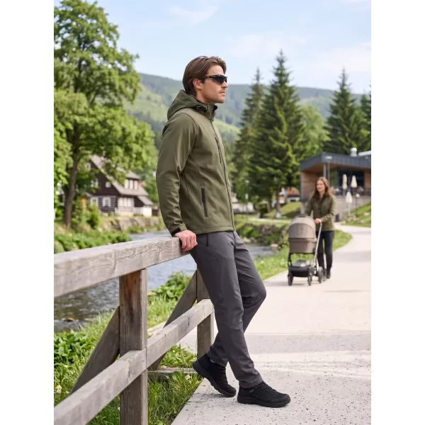  Moška softshell jakna ALTISPORT NoPrint NP/ALM225 VOJAŠKI 