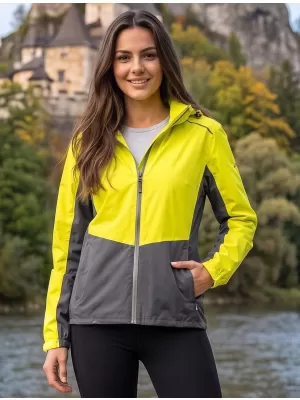 Ženska jakna ALTISPORT NoPrint NP/ALW935 NEON RUMENA