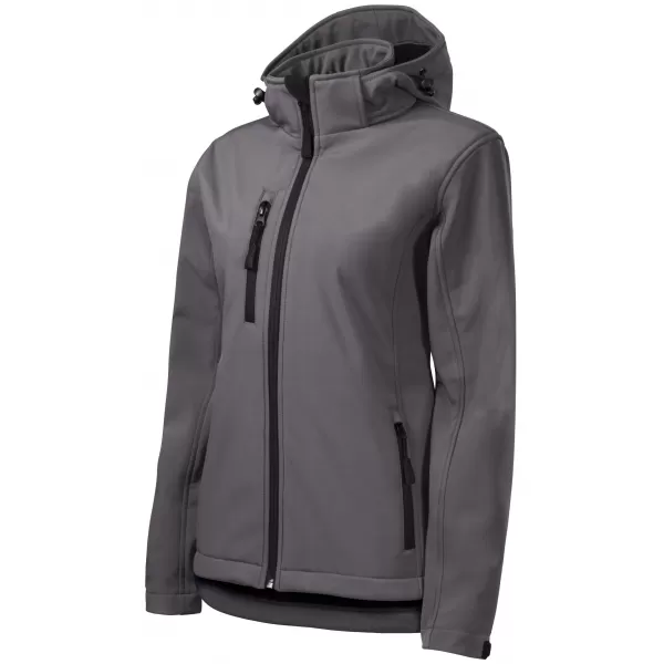  Ženska softshell jakna ALTISPORT NoPrint NP/ALW125 TEMNO SIVI POUDARKI 