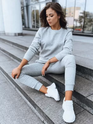 Damske trenirke DSTREET FASHION II BY0152 SVETLO SIVA