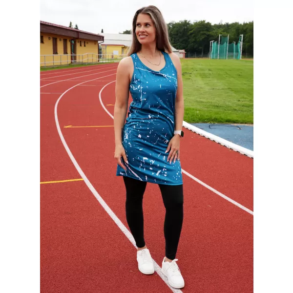  Ženska vrhunska funkcionalna brezrokavna obleka ALTISPORT VOJ/ALW034SAT01 SMARAGDNO 