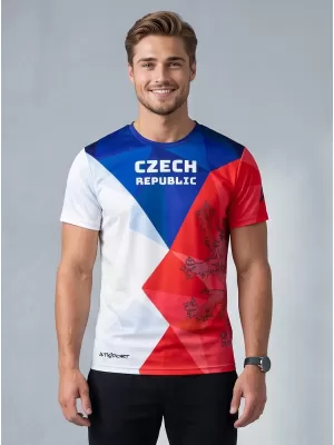 Moška premium funkcionalna majica s kratkimi rokavi ALTISPORT x CZE VOJ/ALM032TR01 OBLIKE