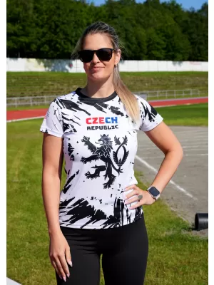 Ženska premium funkcionalna majica ALTISPORT x CZE VOJ/ALW036TR01 ABSTRAKCIJA
